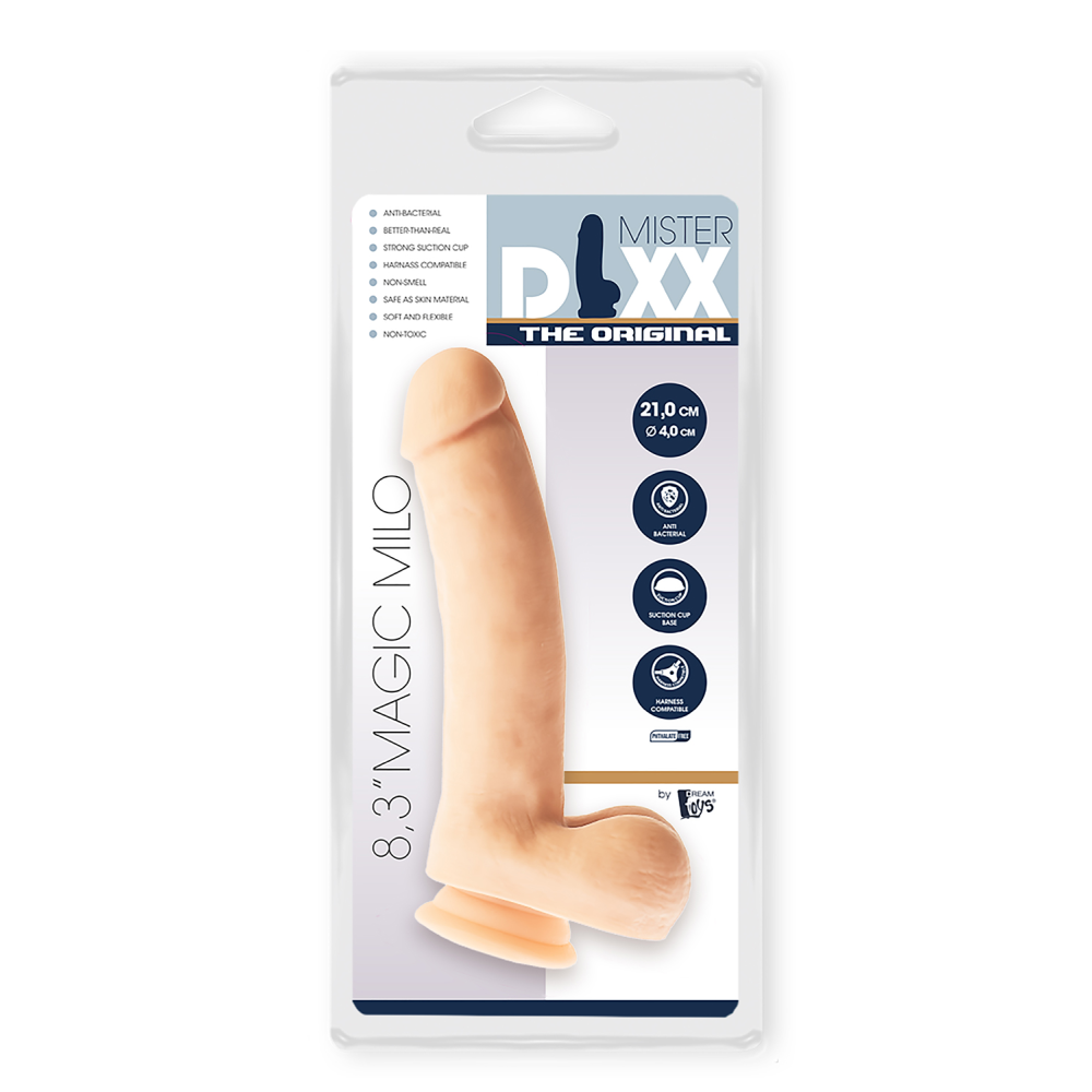 Гибкий фаллоимитатор DREAM TOYS MR. DIXX MAGIC MILO 8.3INCH DILDO