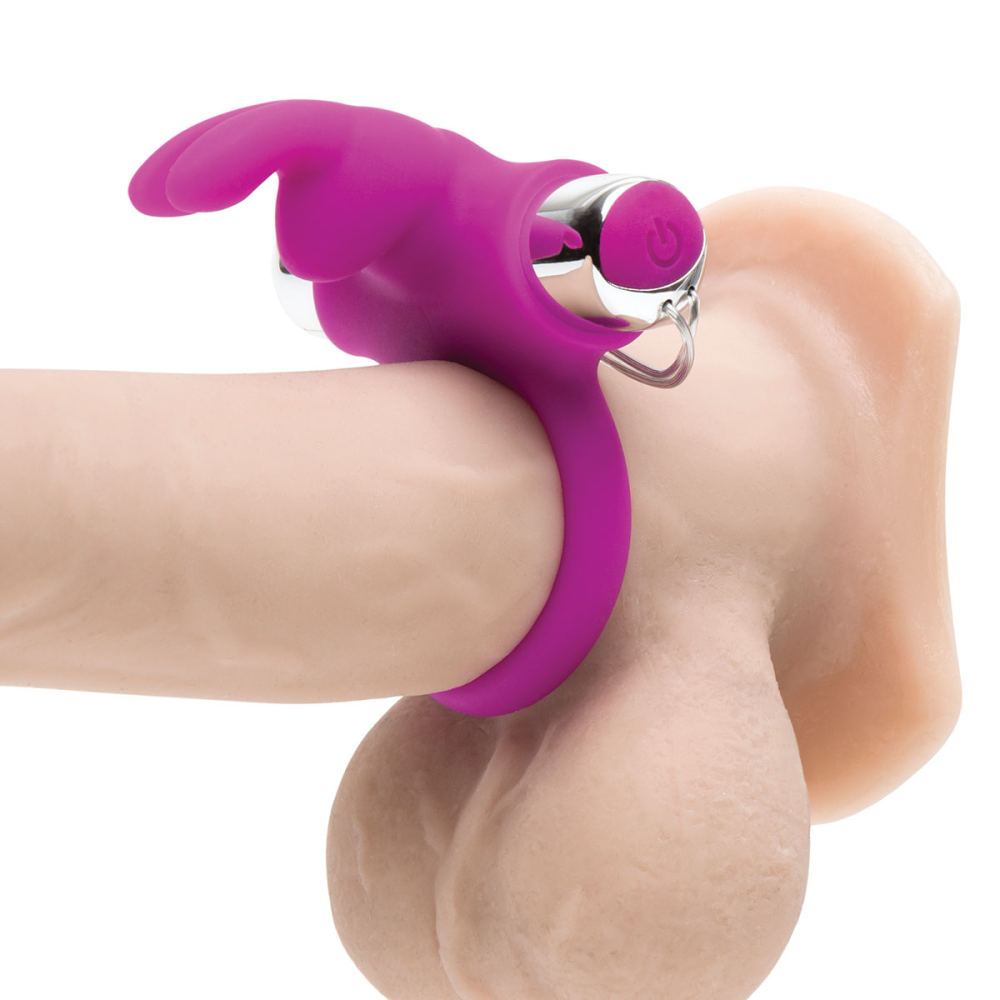 Эрекционное кольцо с вибрацией Happy Rabbit Remote Control Cock Ring