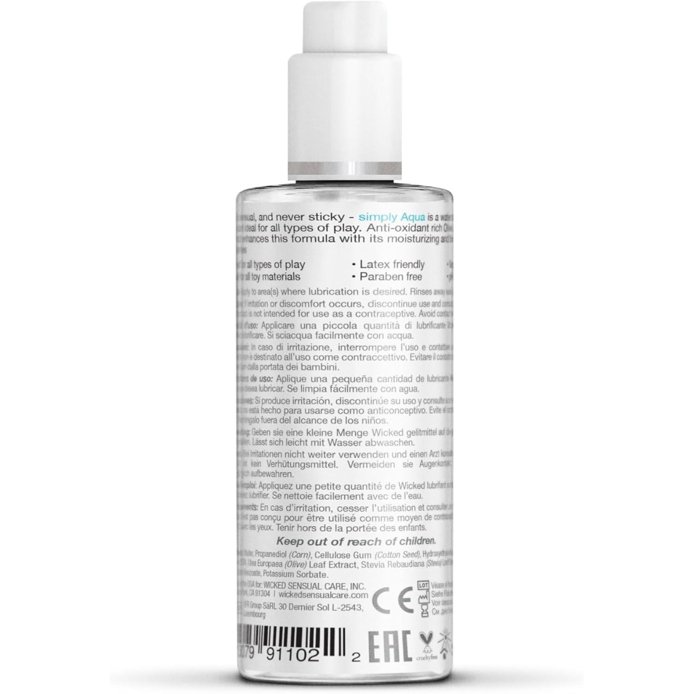 Лубрикант на водной основе WICKED SIMPLY AQUA 70ML