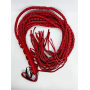 Флоггер натуральная кожа DS Fetish Leather flogger red