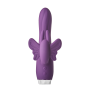 Вибратор-кролик в виде Бабочки Dream Toys Flirts Butterfly, фиолетовый, 17 х 3 см