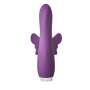 Вибратор-кролик в виде Бабочки Dream Toys Flirts Butterfly, фиолетовый, 17 х 3 см