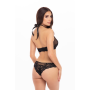 Комплект белья MIDNIGHT HALTER 2PC BRA SET BLACK, S/M