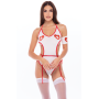 Костюм медсестры из трех предметов Rene Rofe, белый, One Size