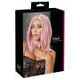 Парик боб-каре Cottelli Collection без челки, розовый