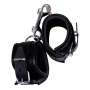 Наручники кожаные Zado FETISH Leather Cuffs с мягкой подкладкой внутри, черные