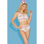 Костюм Sunspice медсестра Белый+красный 5 предметов S/M