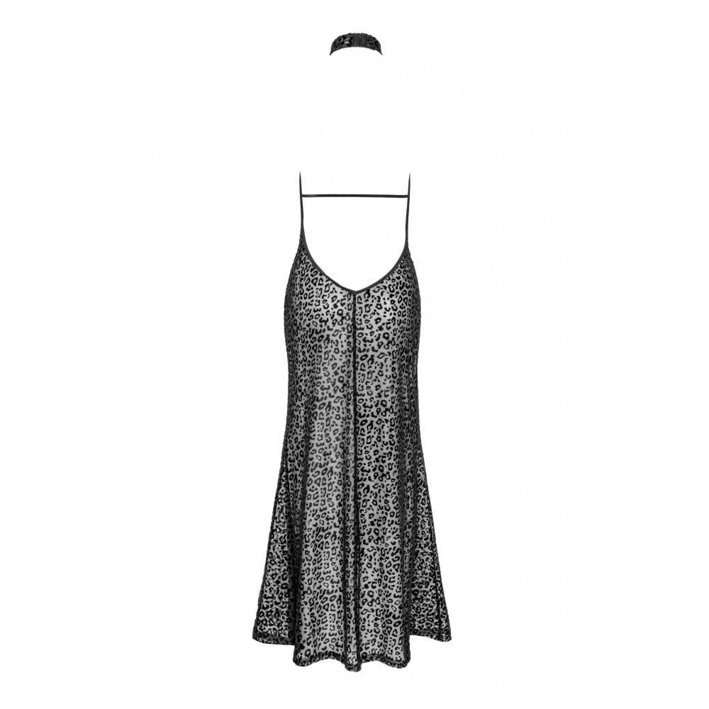 Сексуальное длинное леопардовое платье Noir Handmade F288 Noir Dress long - black - M