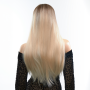Парик прямый с челкой Fetish Hair омбре блонд, 60 см