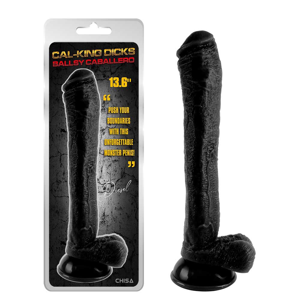 Фаллоимитатор гигант на присоске Chisa Cal-king Dicks, черный