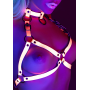 Портупея в виде бюстье с открытыми чашками Taboom Glow In The Dark с функцией свечения в темноте