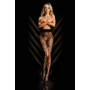 Колготки Ballerina's Secret с узорами и открытым доступом, черные, L/XL
