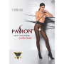 Эротические колготки Passion TIOPEN 008 3/4 (30 den), black, с вырезом