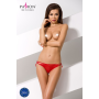 Трусики с завязочками по бокам Passion Exclusive WARDA THONG XXL/XXXL, red