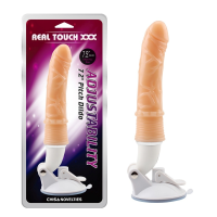 Вибромассажер Chisa Real Touch XXX на мощной присоске, телесный