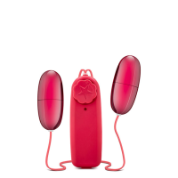 Виброяйцо двойное DOUBLE POP EGGS CERISE