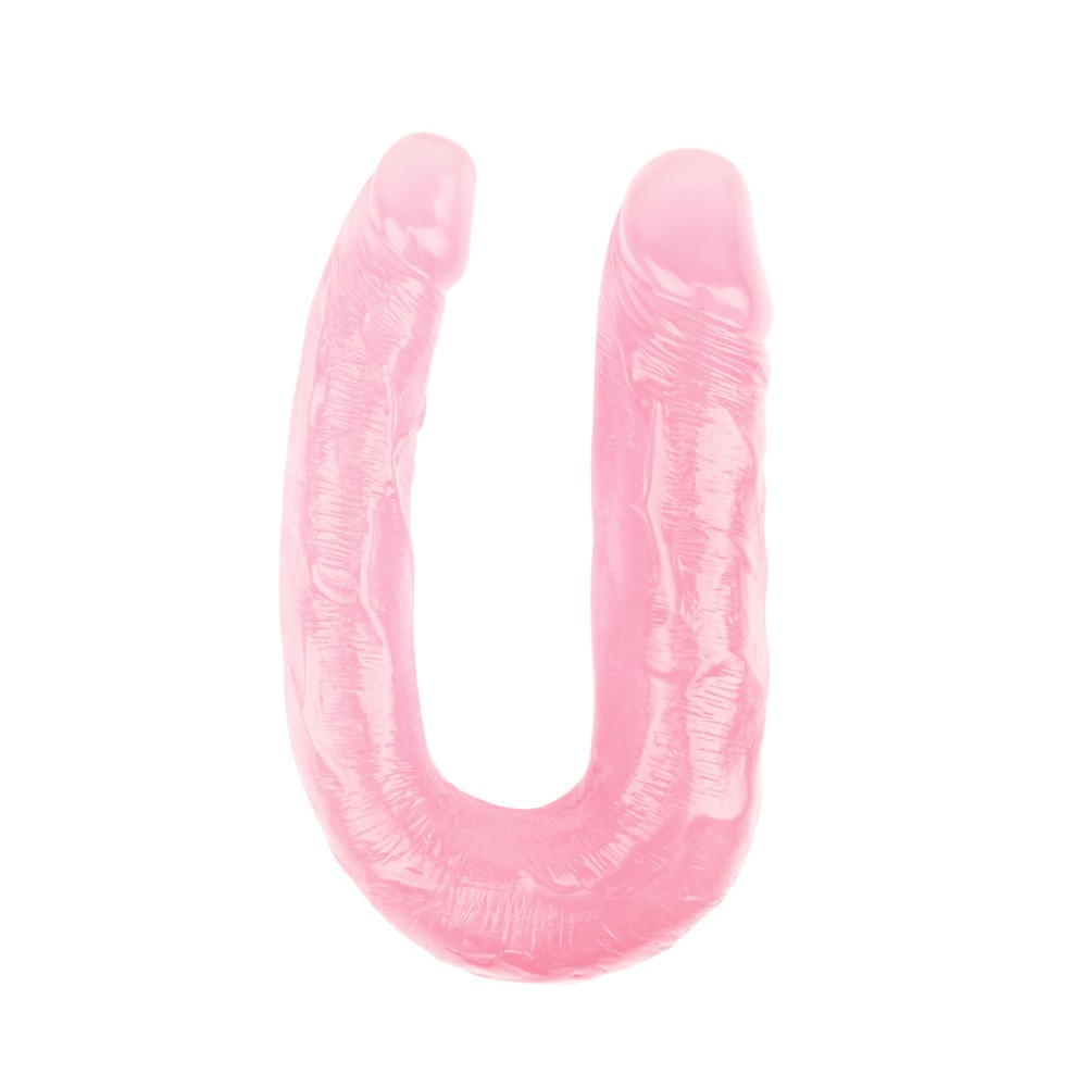 Фаллоимитатор двойной Chisa Hi-Rubber 13 Inch Dildo, розовый