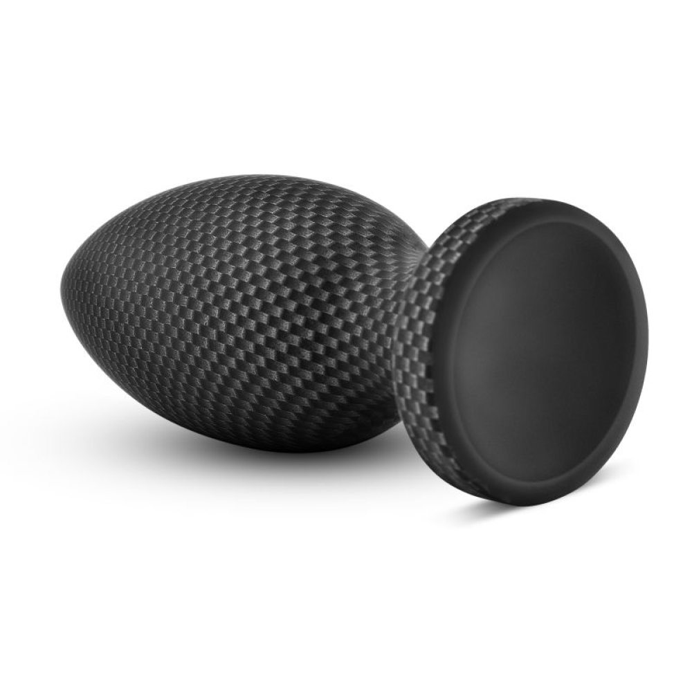 Анальная пробка силикон BLUSH SPARK SILICONE PLUG SMALL CARBON FIBER
