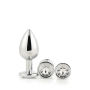 Набор анальных пробок Dream Toys GLEAMING LOVE SILVER PLUG SET