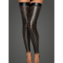 Чулки спандекс сетка F236 Noir Handmade XL