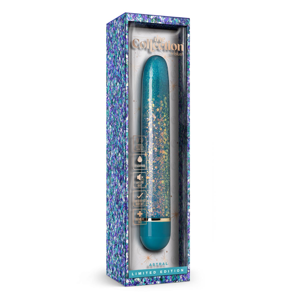 Классический вибратор Blush THE COLLECTION ASTRAL TEAL