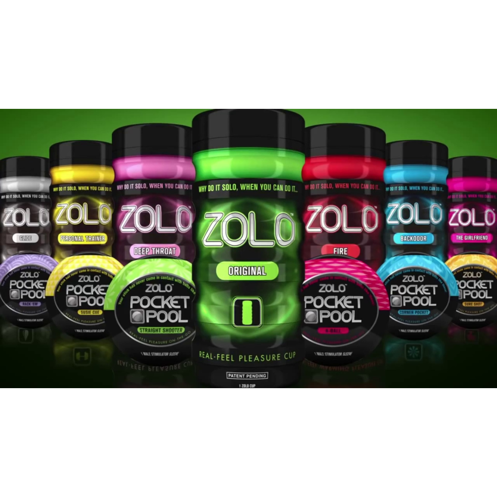 Мастурбатор в колбе Zolo Original Cup, зеленый