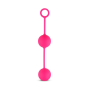 Вагинальные шарики со смещенным центром тяжести Love Balls With Counterweight - Pink