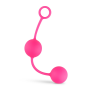 Вагинальные шарики со смещенным центром тяжести Love Balls With Counterweight - Pink