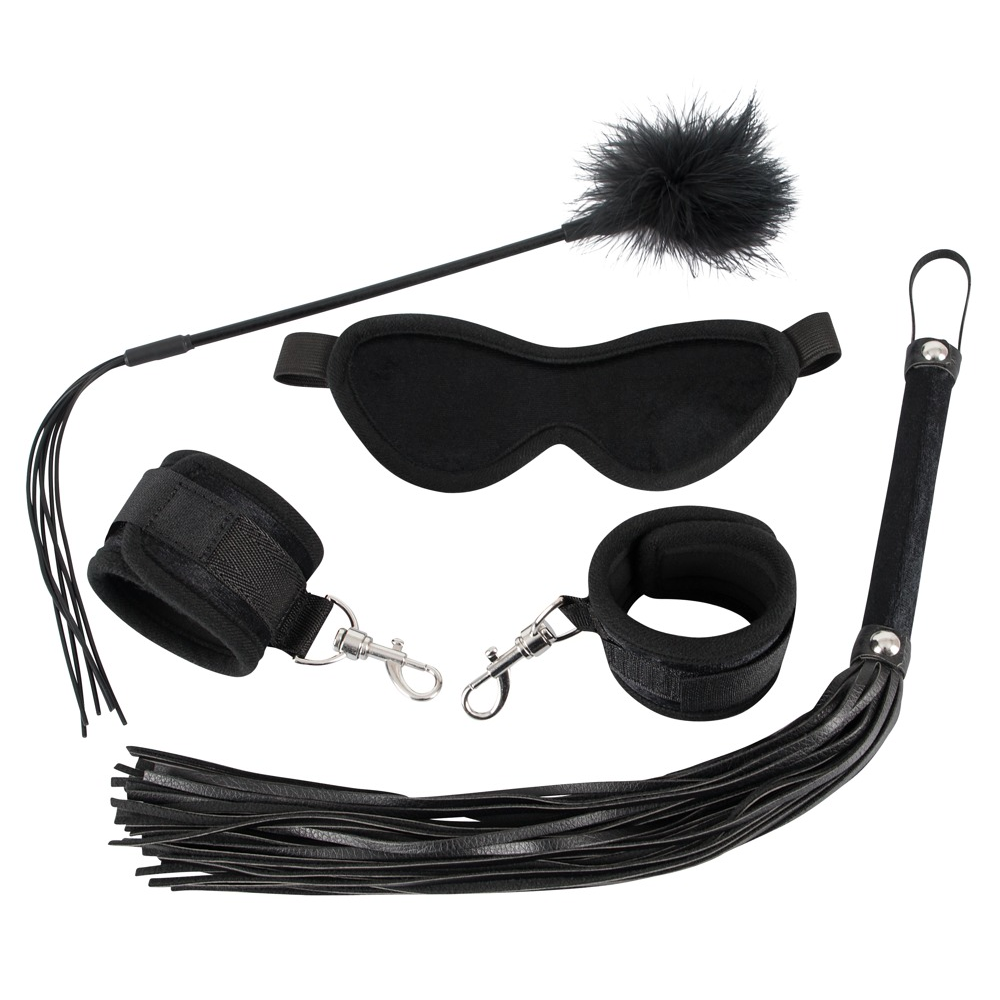 Набор БДСМ Bad Kitty 4 предмета, черный Fetish Set