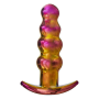 Анальная пробка с вибрацией стеклянная Dream Toys GLAMOUR GLASS