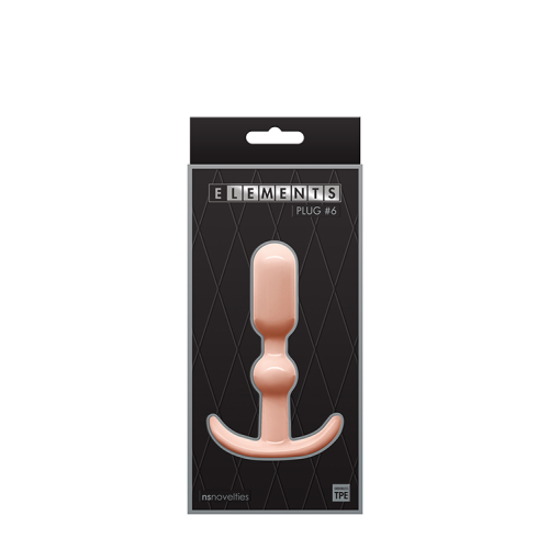 Анальная пробка NS Novelties ELEMENTS PLUG No 6 FLESH