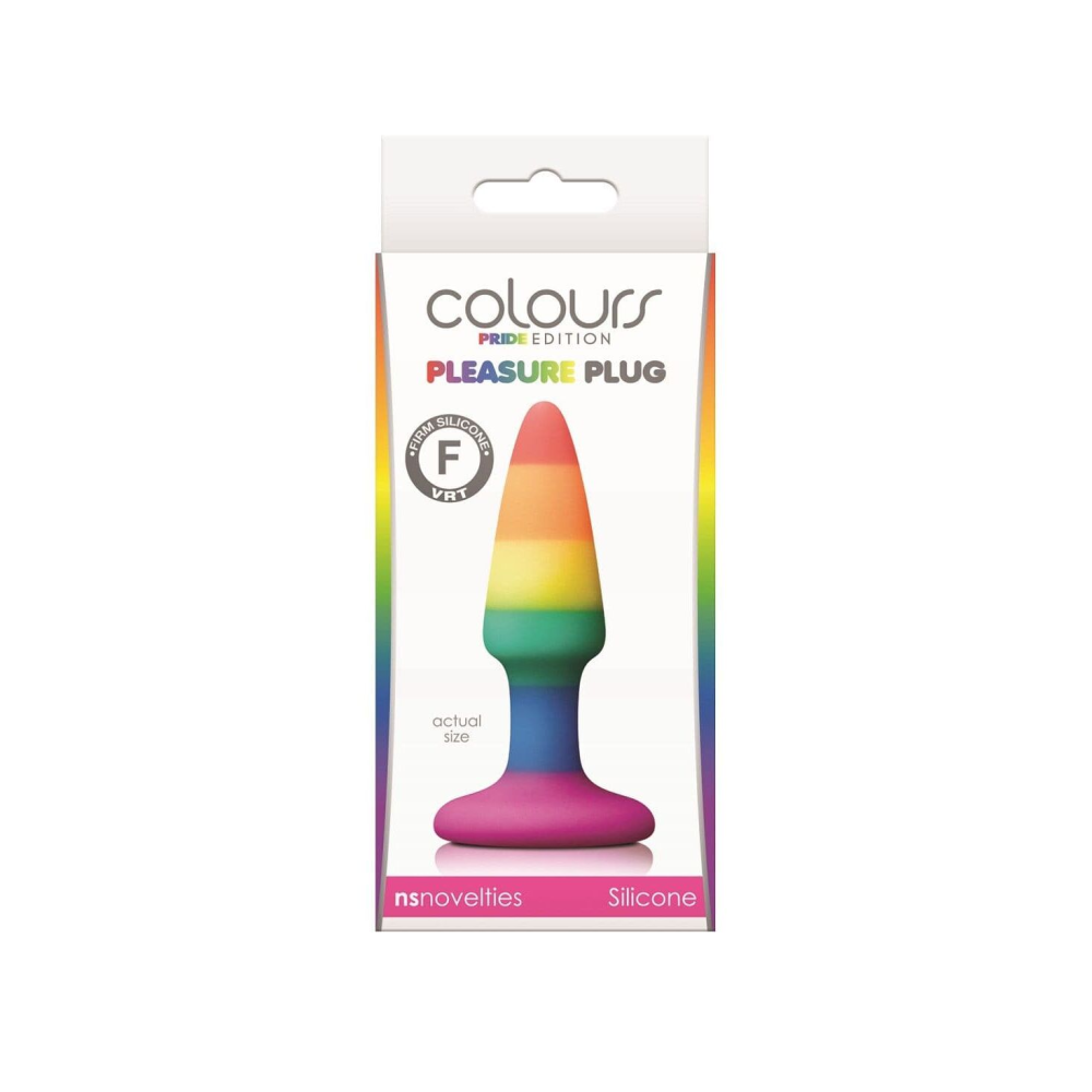 Анальная пробка NS Novelties COLOURS PRIDE EDITION PLEASURE PLUG MINI
