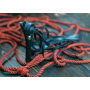 Веревка для бондажа Taboom Вondage Ropes красная, 5 м