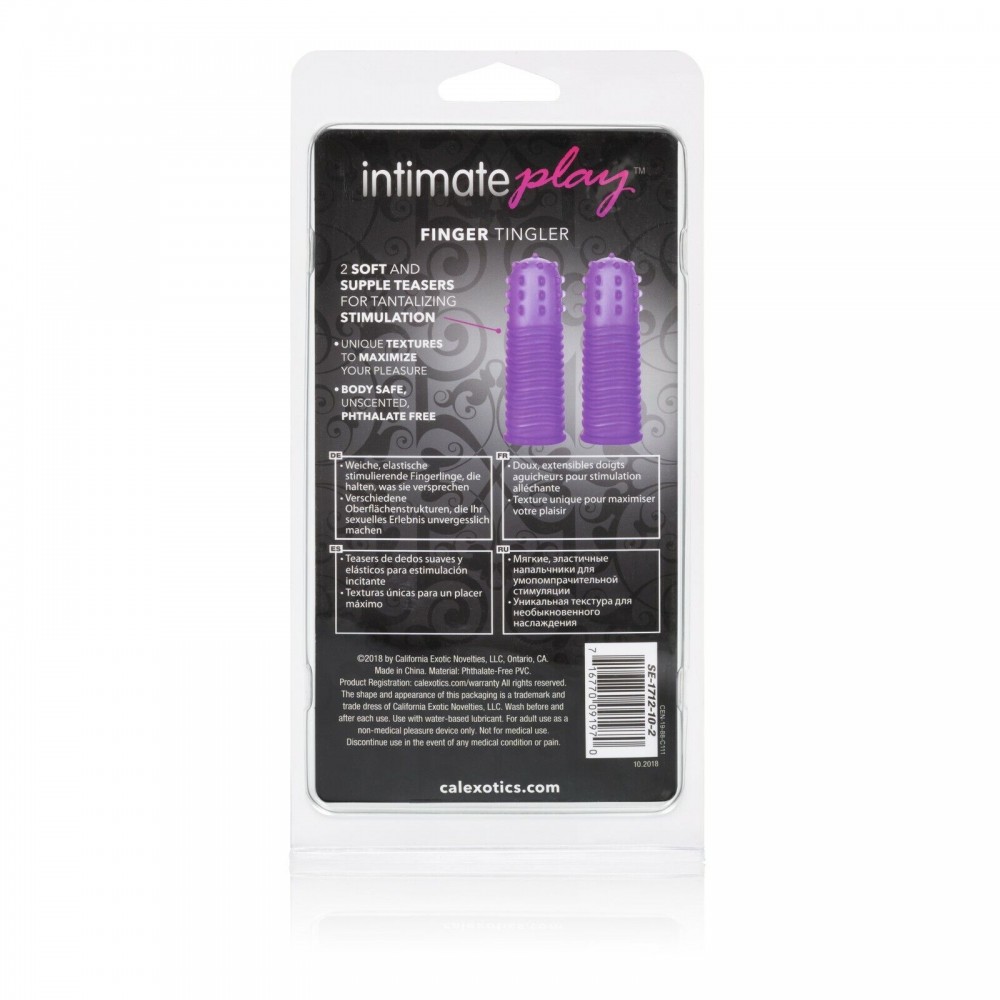 Насадки на пальцы California Exotic ntimate Play Finger Tingler Purple