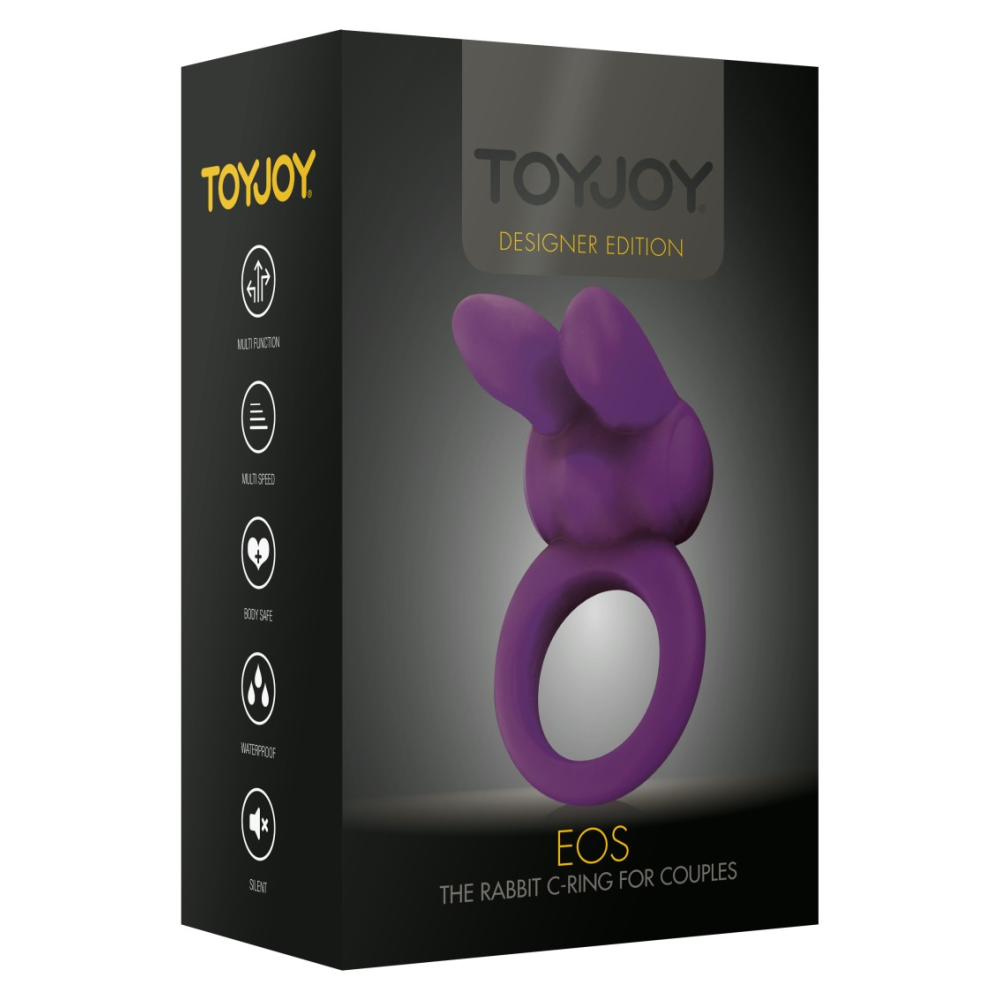 Эрекционное вибро кольцо Eos the Rabbit C-Ring