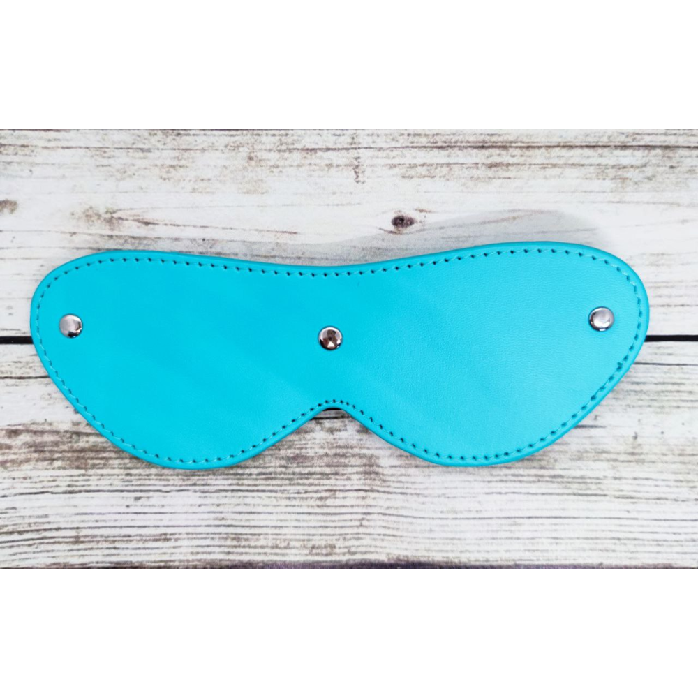Маска на глаза с заклепками DS Fetish Blindfold blue