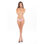 Трусики с доступом LIE TO ME CROTCHLESS PANTY PINK, S/M