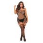Комбинезон TO THE NINES BODYSTOCKING BLACK PLUS SIZE