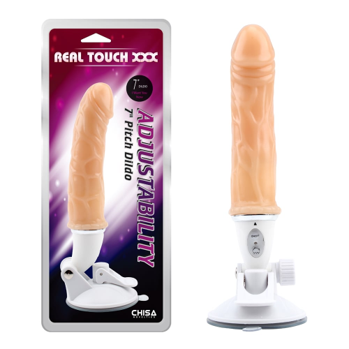 Вибратор реалистичный Chisa Real Touch XXX Adjustability на регулируемой присоске, бежевый