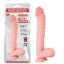 Фаллоимитатор гигантский на присоске Chisa Ballsy Super Cock 13.8, бежевый