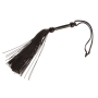 Кнут черный, прозрачная ручка FLOGGER, 28 см