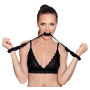 Наручники из бондажной веревки Bad Kitty Handcuffs 1, черный