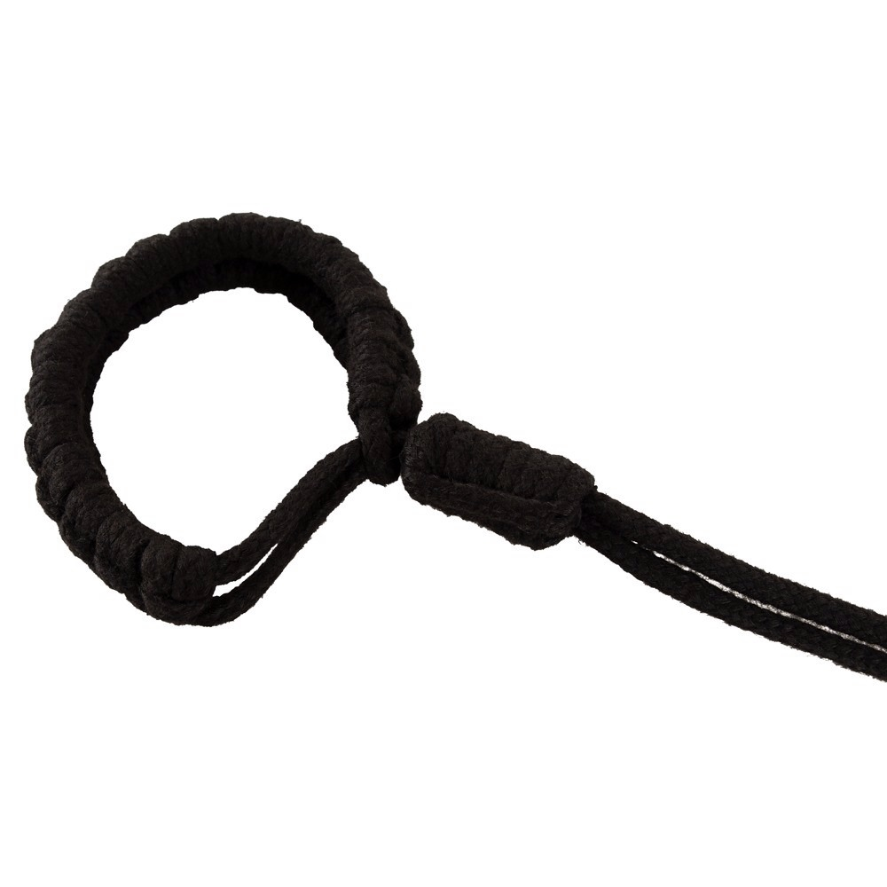 Наручники из бондажной веревки Bad Kitty Handcuffs 1, черный