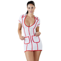 Платье медсестры сексуальное Cottelli Colection Nurse Dress, M, белое