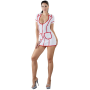 Платье медсестры сексуальное Cottelli Colection Nurse Dress, M, белое