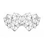 Маска на лицо Bijoux Indiscrets - Kristine Mask, виниловая, клеевое крепление, без завязок
