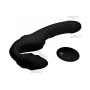 Безремневой страпон с вибрацией Pro Rider Strapless Strap-on Vibrator с пультом