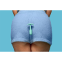 Бесшовная силиконовая анальная пробка с утяжелением B-Vibe - Snug Plug 1 зеленая