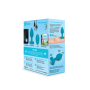 Анальная пробка с вибрацией и камнем B-Vibe - Vibrating Jewel Plug S/M, синяя