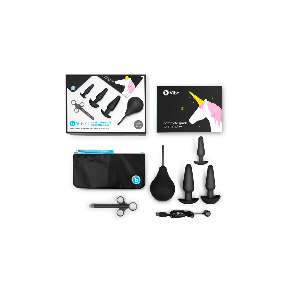 Набор анальных игрушек anal training kit & education B-Vibe, 7 предметов